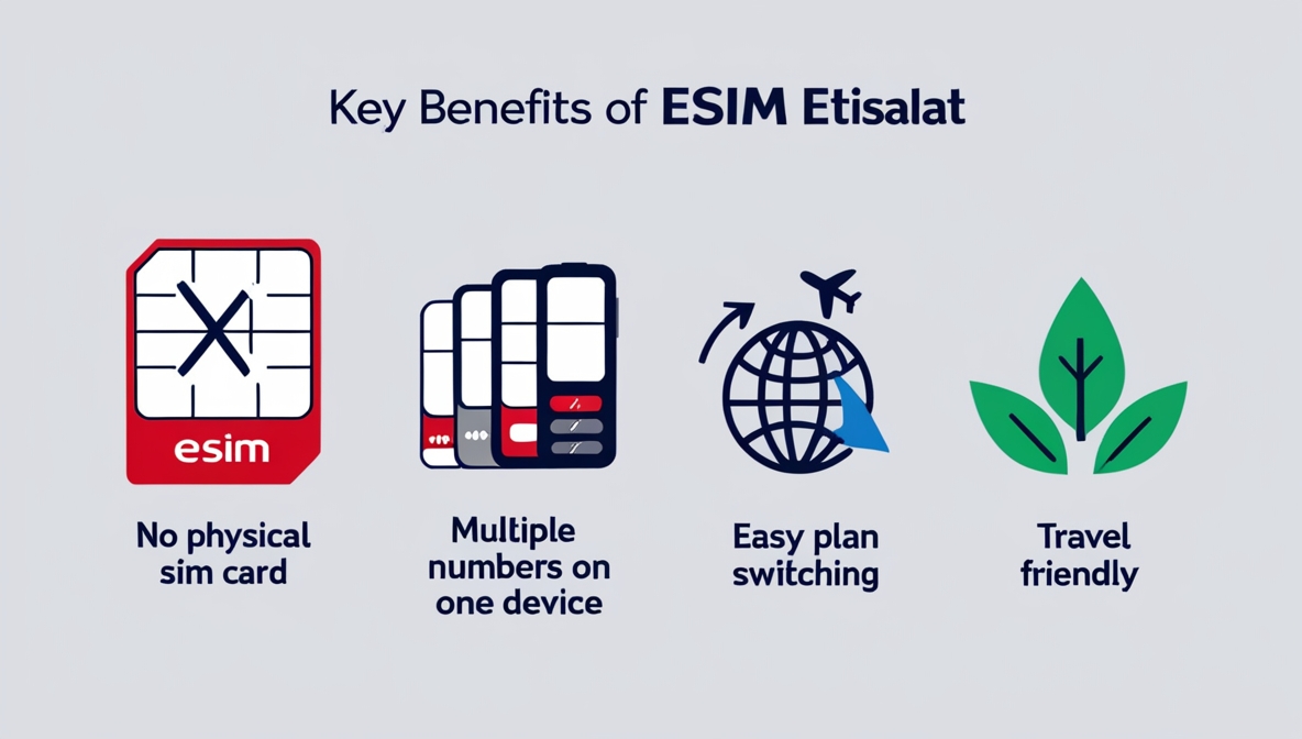 Benefits of eSIM Etisalat