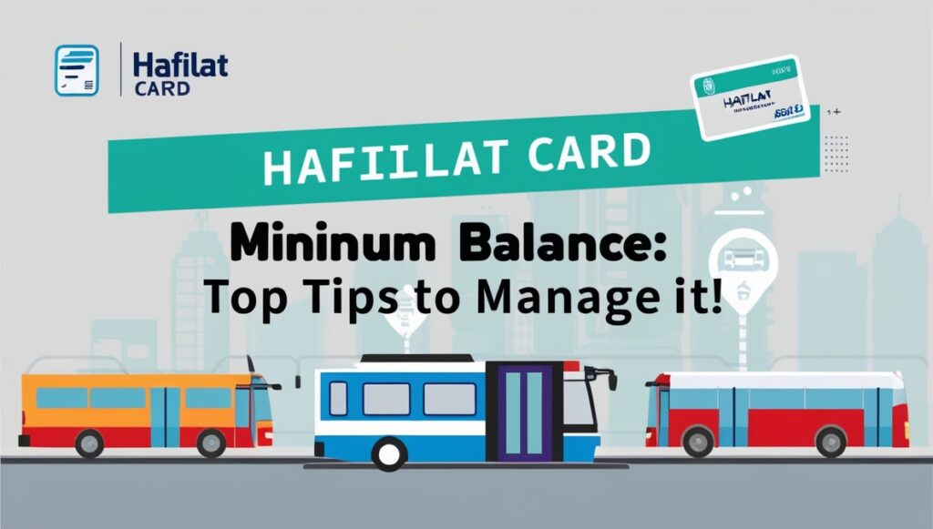 Hafilat Card Minimum Balance: Top Tips to Manage It!